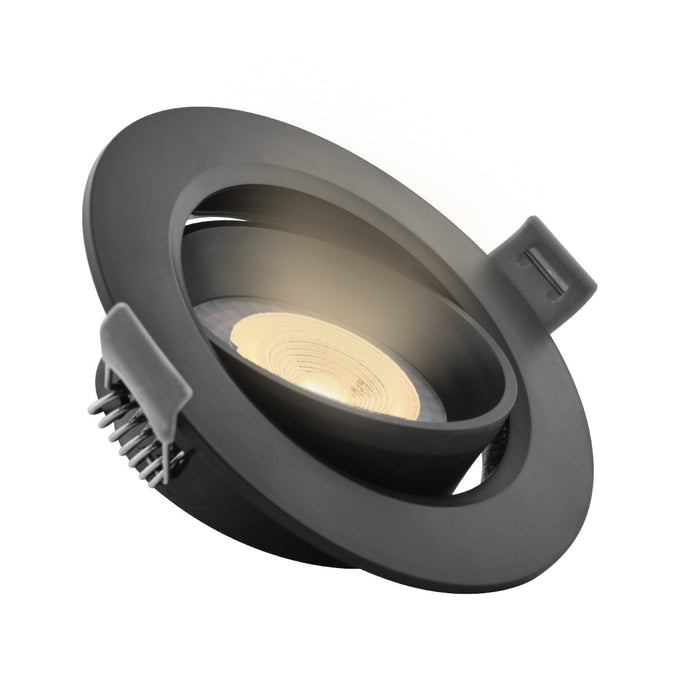 Spotlight DOB 7W 75mm Black Warm White