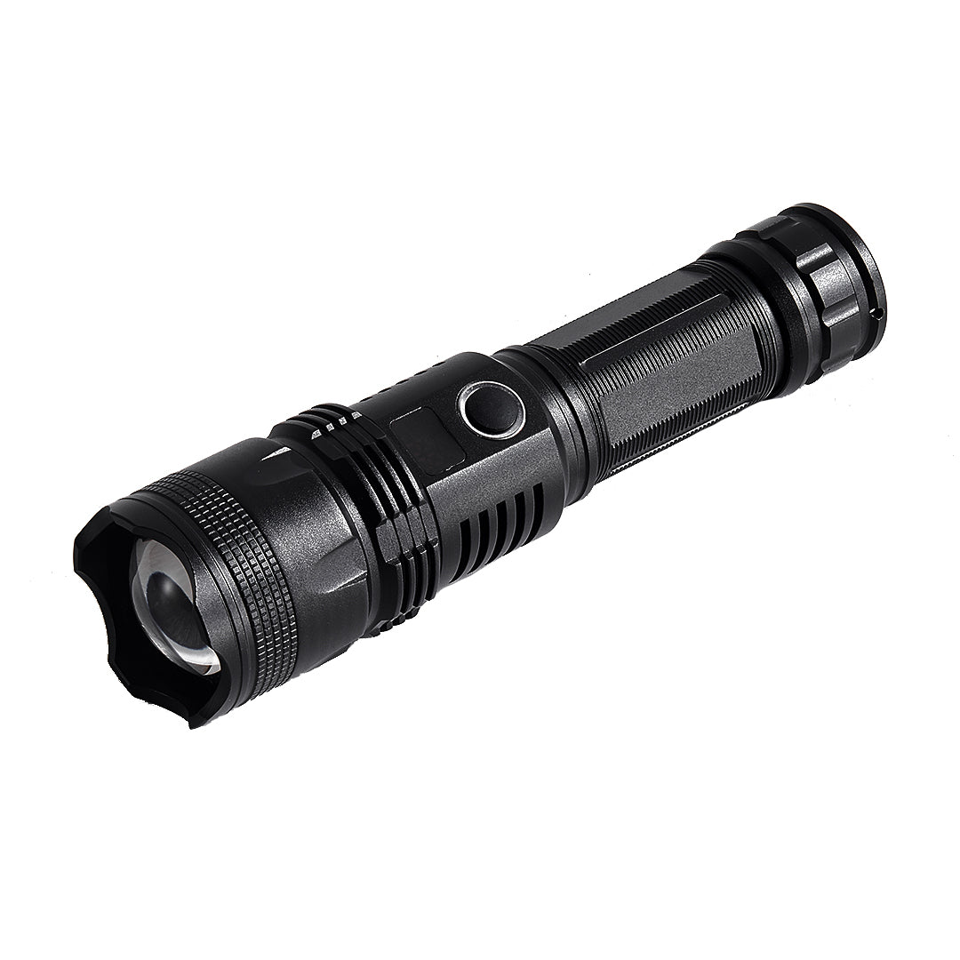 Rechargeable LED Flashlight – 1200 Lumens, Zoom & Power Indicator – Tronic  Kenya