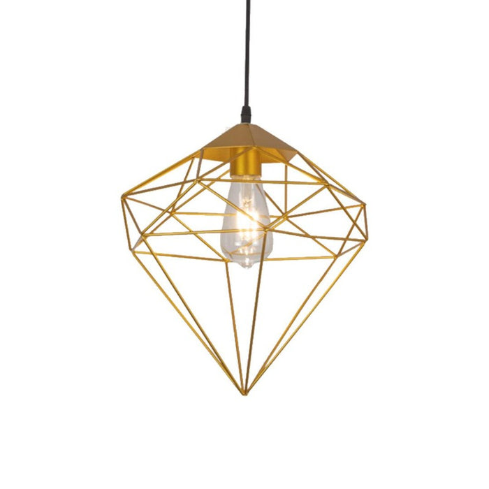 Gold Diamond Cage Pendant Lamp - Tronic Kenya