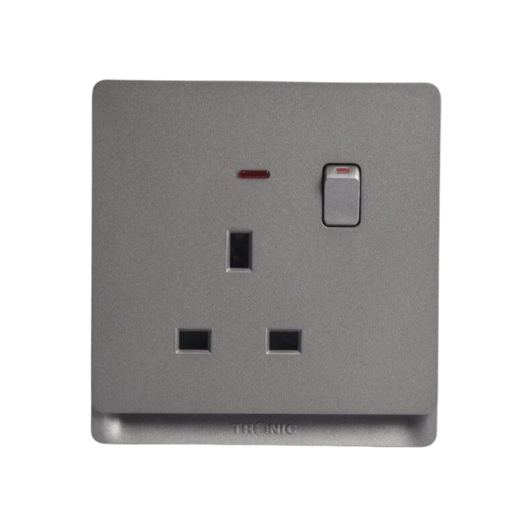 Grey Single Socket 13Amps – Tronic Kenya