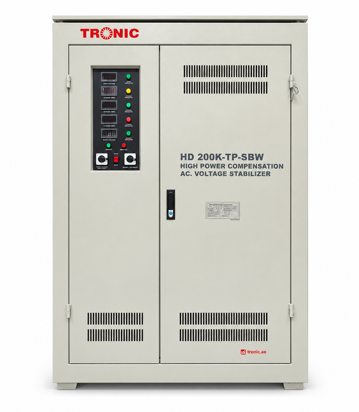 High Power Three-Phase Voltage Stabilizer – 200KVA