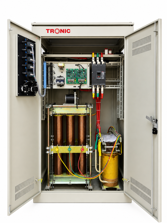 High Power Three-Phase Voltage Stabilizer – 200KVA