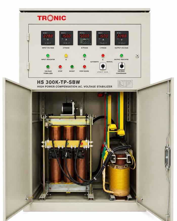 300KVA Voltage Regulator Stabilizer – 3 Phase, 380V Output