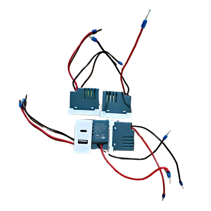 Tronic USB Type-A + Type-C Wall Socket Charging Module