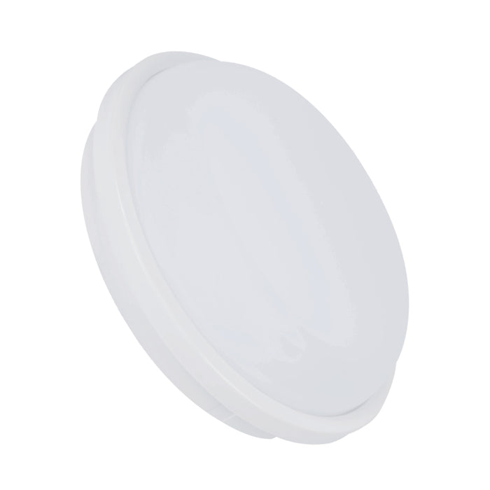 Round White  LED Bulkhead 20 Watts