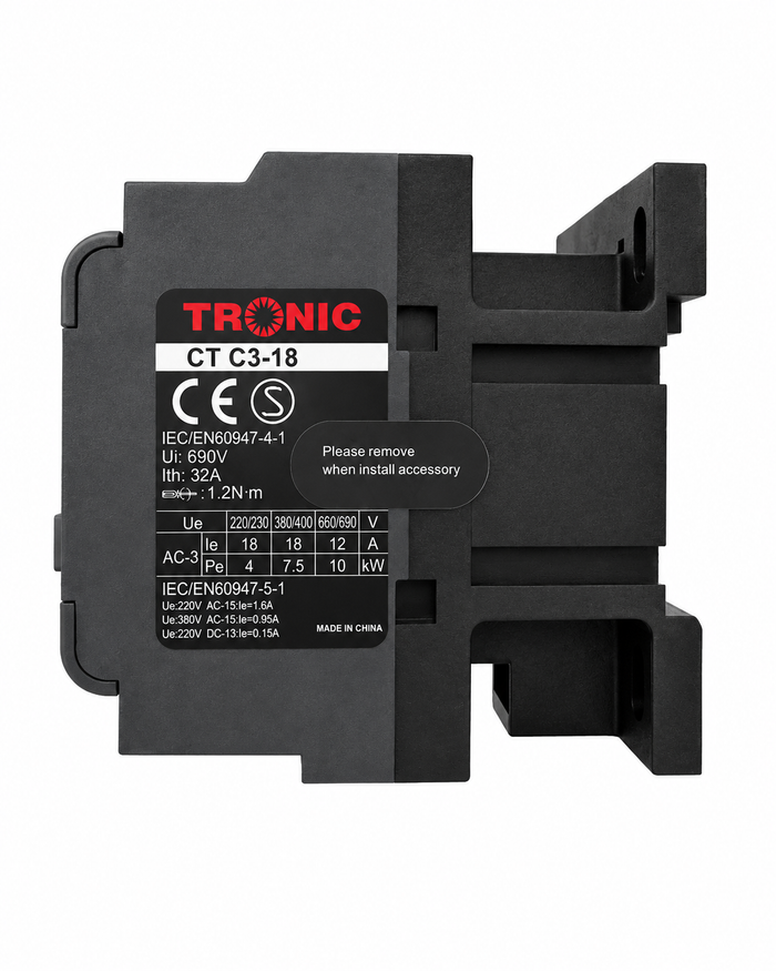 Tronic 18A/3Pole Contactor