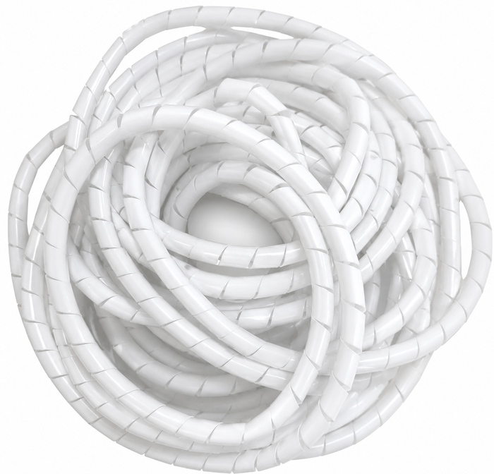 Spiral Cable Wrapping Band 8mm WHITE