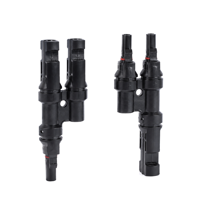 MC4 Solar Branch Connector (2-to-1 T Connector)