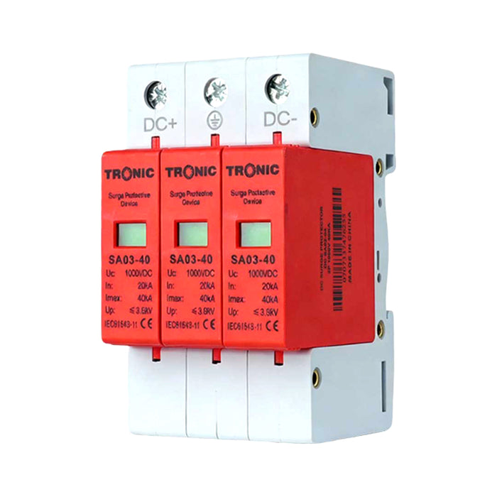 DC Surge Protector Device -3Pole