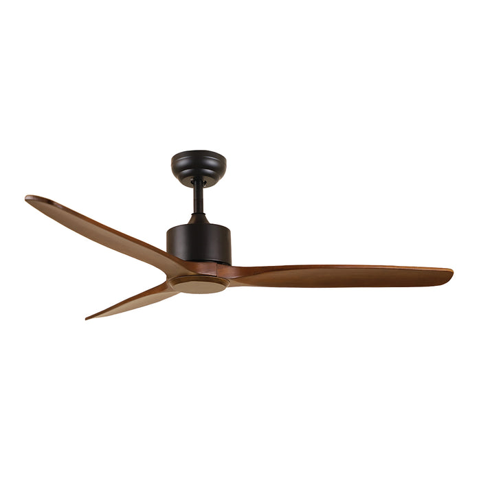 52 inch Ceiling Fan with Wood Blades - 6-Speed Remote Control