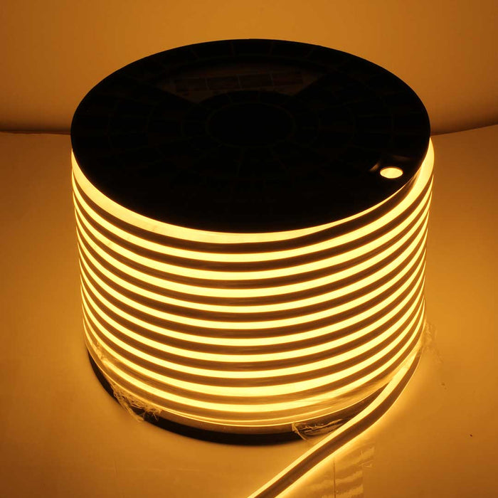 Flexible Outdoor LED Strip Light – Warm White 3000K, 100m Roll