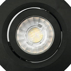 Downlighter LED 3 Watts Warm White Black Colour