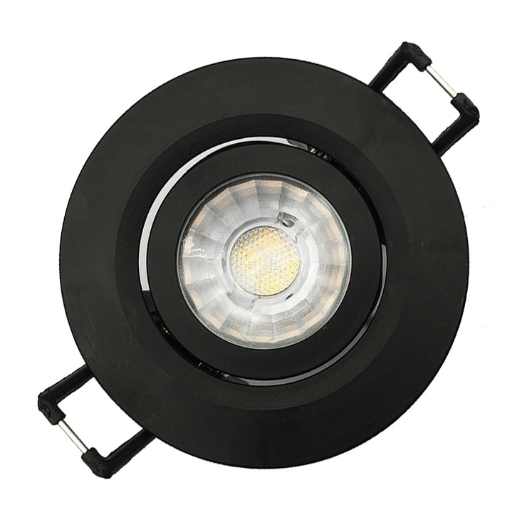 Downlighter LED 3 Watts Warm White Black Colour