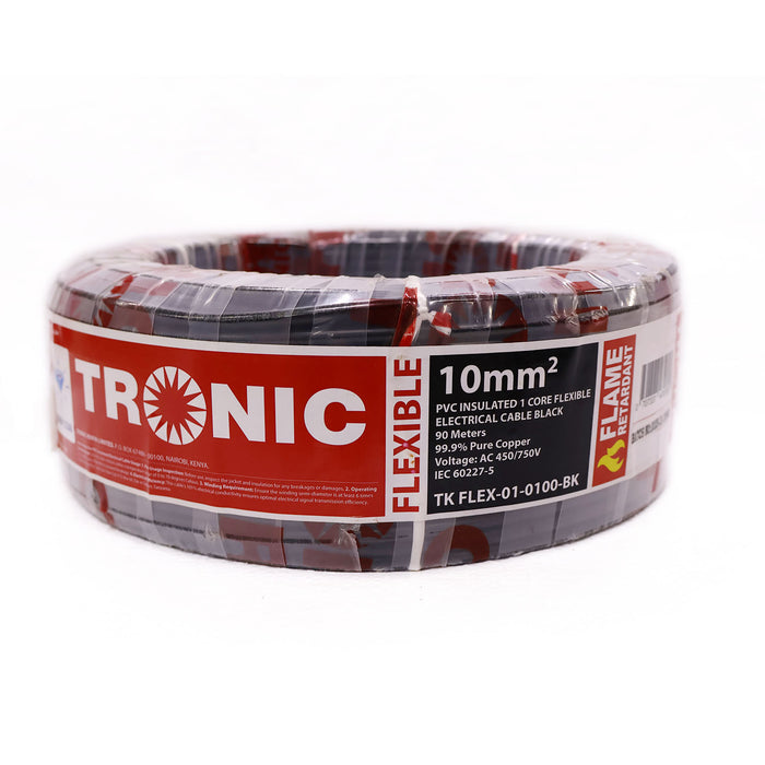 1 Core Flexible Electrical Cable 10mm² (90M) Roll