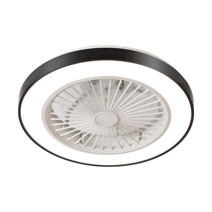 Round LED Ceiling Fixture with Integrated Fan – 48cm, 3 Light Modes
