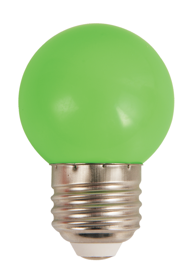 LED Bulb G45 1.5W Green E27
