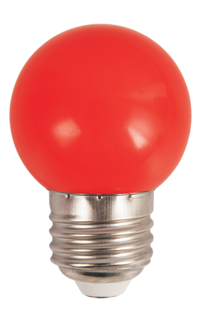 LED Bulb G45 1.5W Red E27