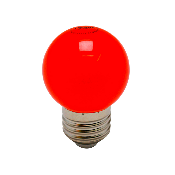 LED Bulb G45 2W Red E27