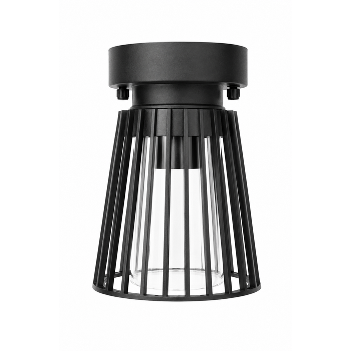 Modern Outdoor Ceiling Light – E27 IP44 Black