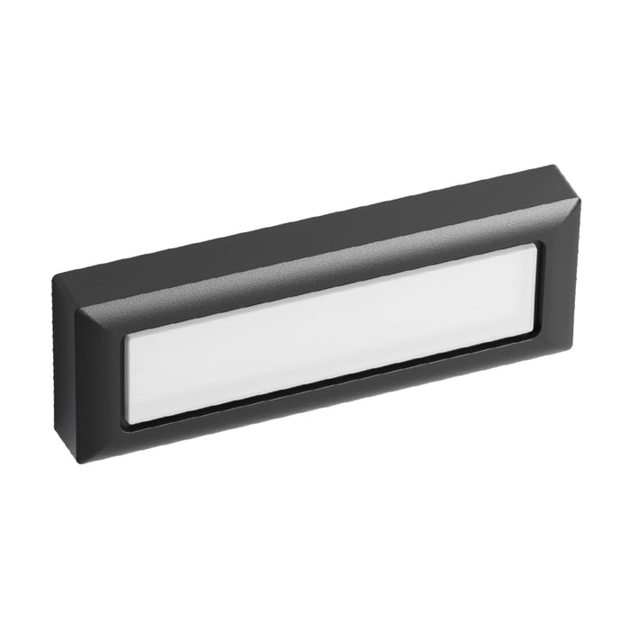 Rectangular LED Step Light – Black Frame, 7W, IP65