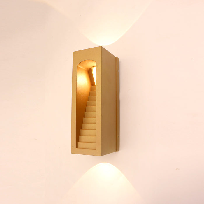 10W LED Outdoor Wall Light – IP54 Warm White