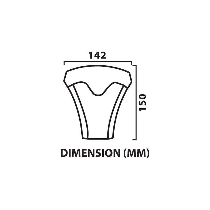 6W LED Outdoor Wall Light – IP54 Warm White