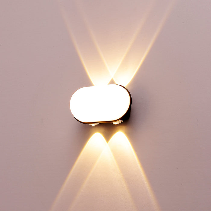 7W LED Outdoor Wall Light – IP54 Warm White