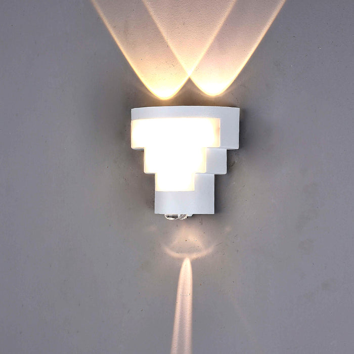 6W LED Outdoor Wall Light – IP54 Warm White