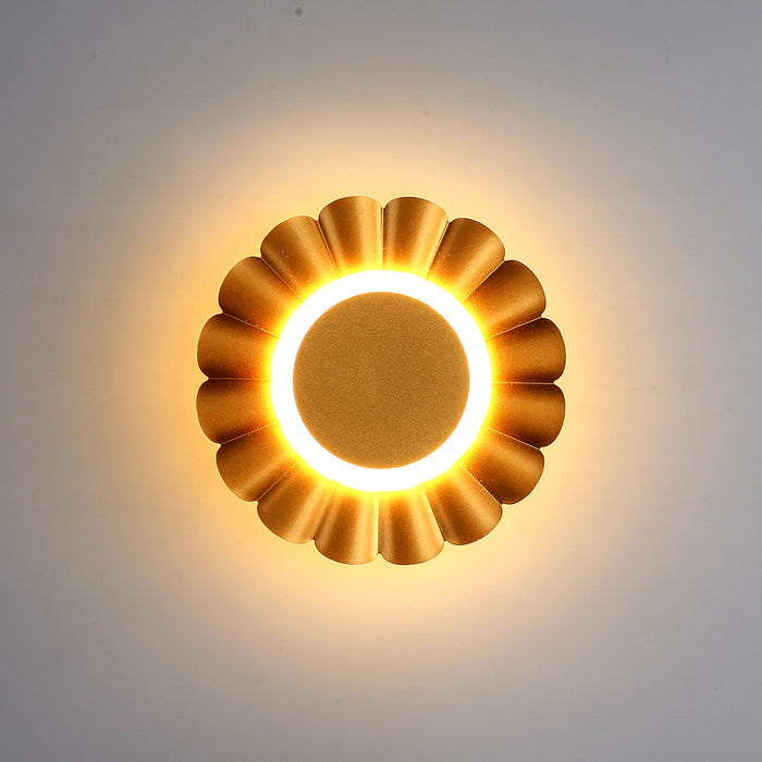 Modern Decorative Floral Design wall light