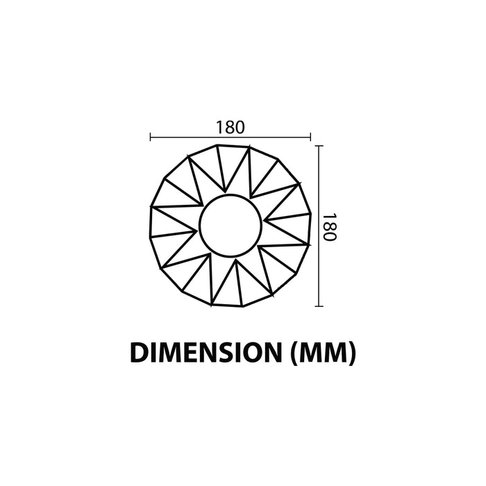 10W LED Decorative Indoor Wall Light