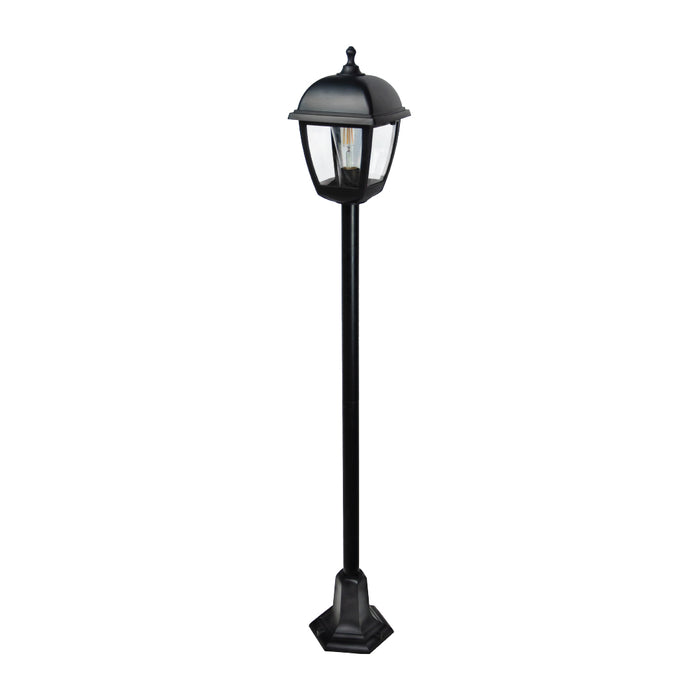 Classic Outdoor Garden Post Light – E27 IP44 Black