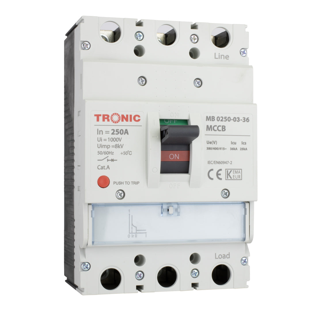 MCCB Breaker SGM6 250A 3P 36KA 250L – Tronic Kenya