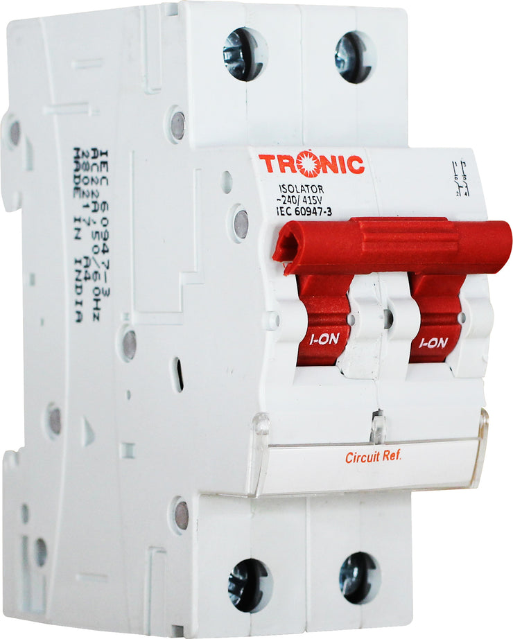 Double Pole Isolator 63Amps – Tronic Kenya