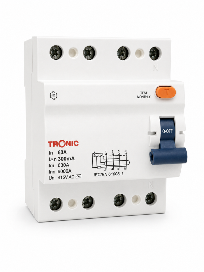 Residual Circuit Breaker 4 Pole 63A