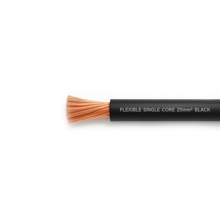 Flexible Single Core Cable – 25mm², Black – Tronic Kenya
