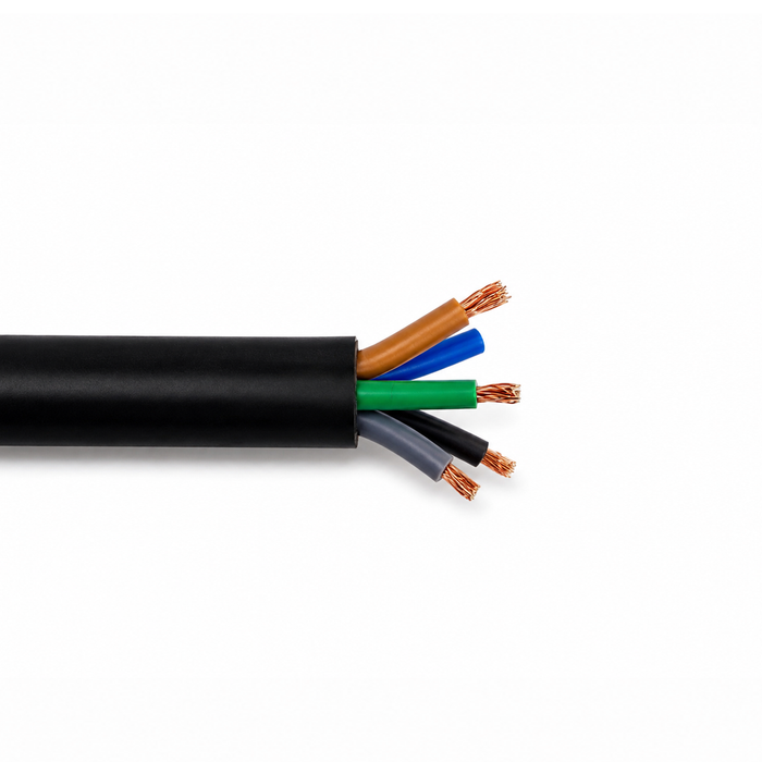 Flexible 5 Core Cable 1.5mm - Black