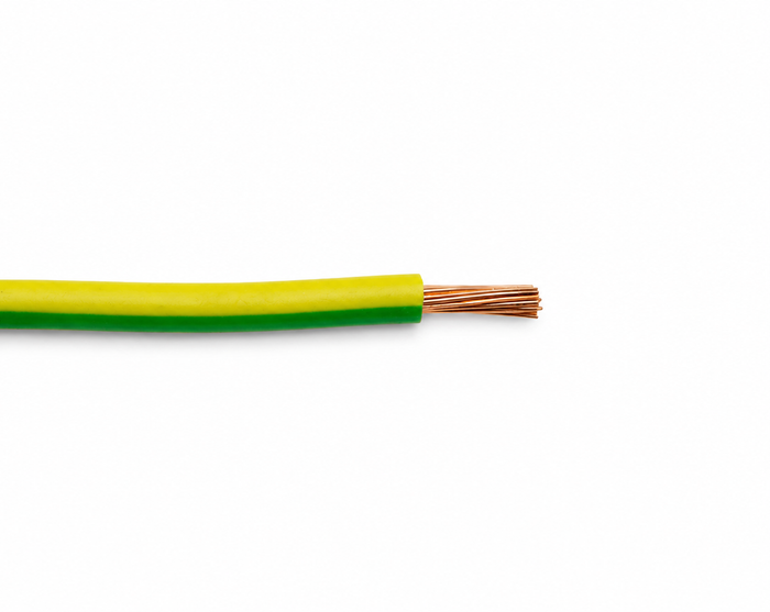 Single Core Cable PVC Insulated Yellow-Green 4mm