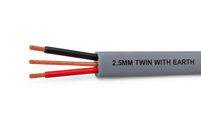 Twin With Earth 2.5mm Cable