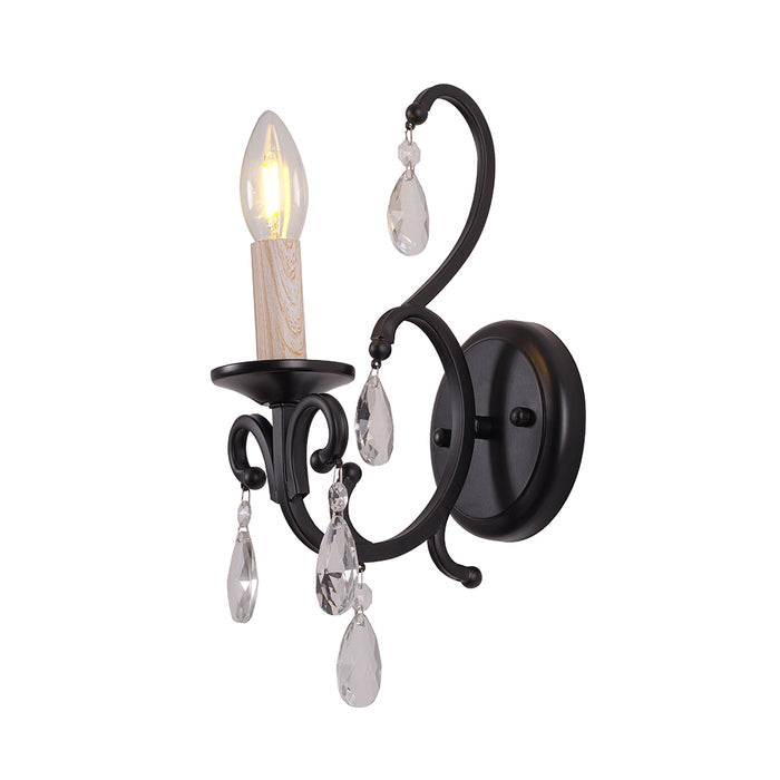 Vintage Crystal Accent Wall Light