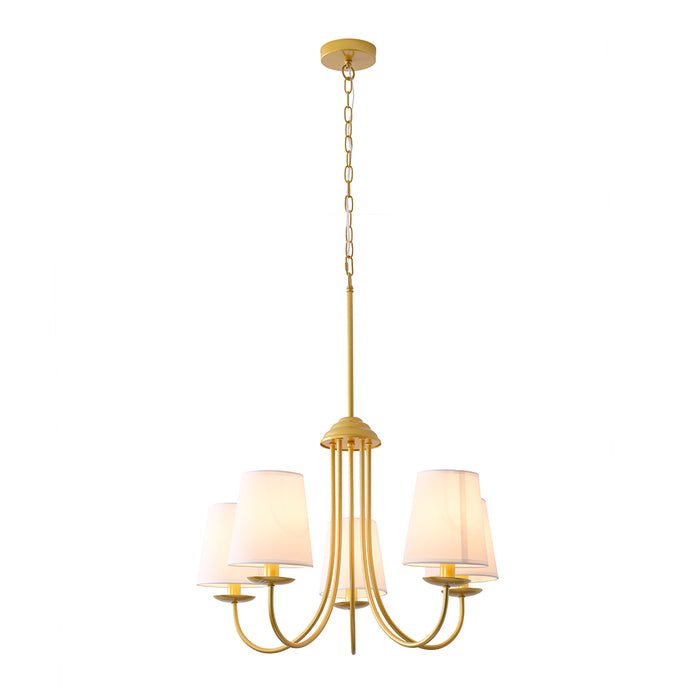 Golden chandelier Lamp – 5XE14
