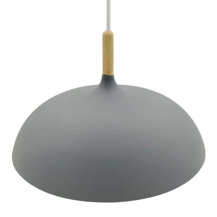 Modern Grey Dome Ceiling Light