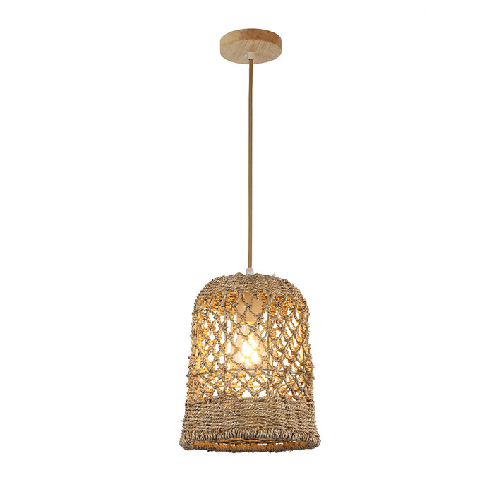 Natural Woven Seagrass Pendant Lamp