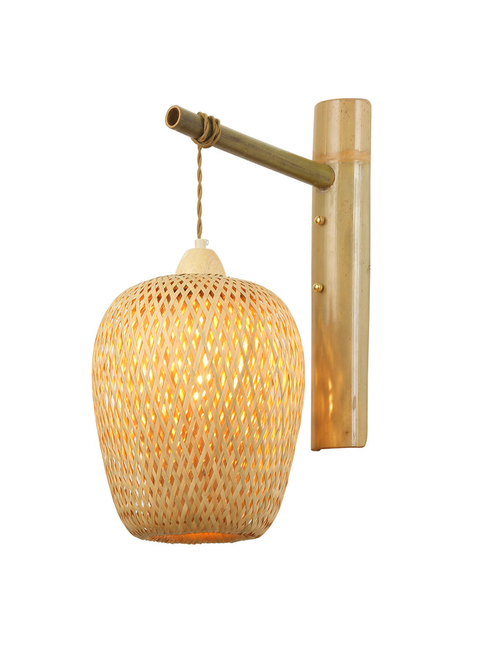 Bamboo Indoor Wall Light