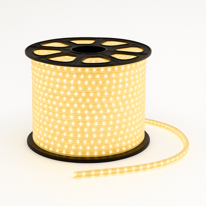LED Rope Light – Warm White, 400W, 100M