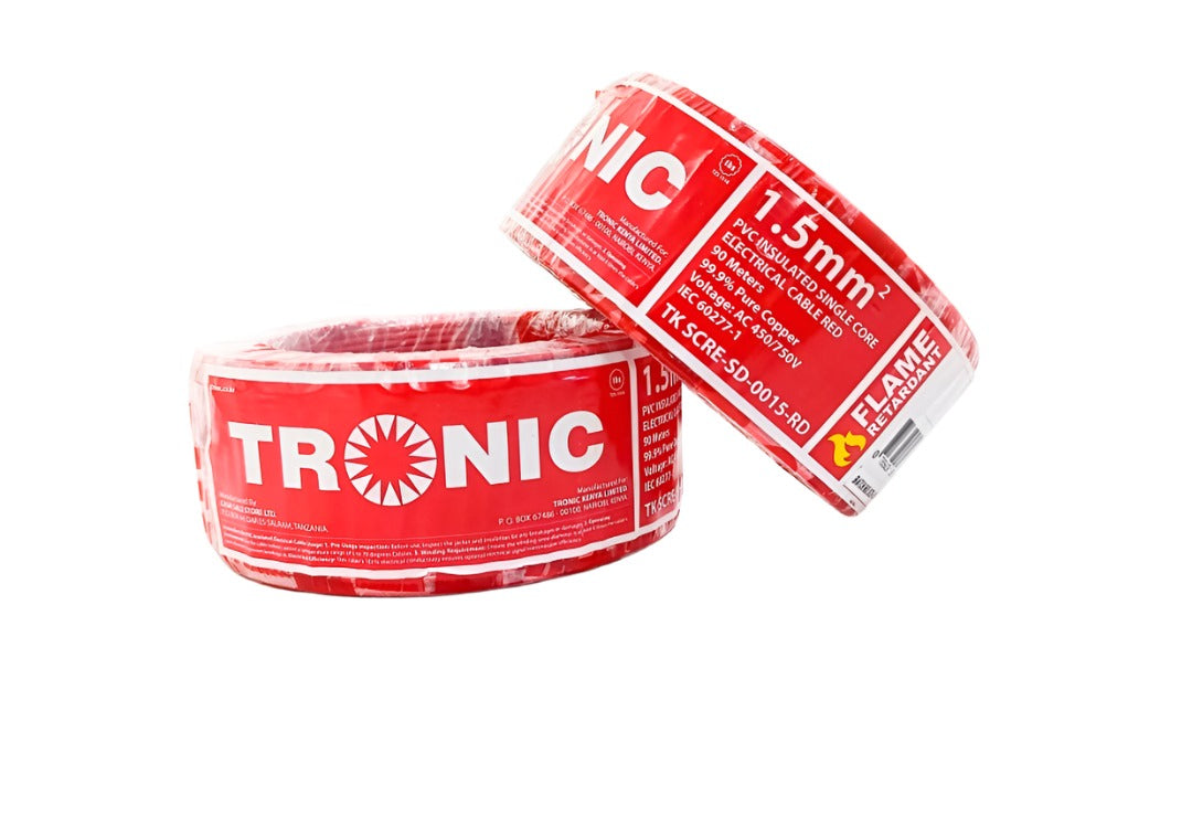 Single Core Cable Stranded 1.5mm - Red – Tronic Kenya