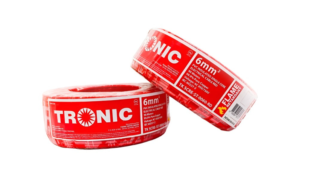 Cable Red Core Single Core Cable 6.0mm - Red – Tronic Kenya