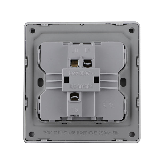 1-Gang 2-Way Switch – Grey