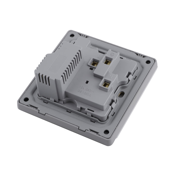 VIP Single Socket with 2 USB Ports – Ivory | Smart & Stylish Wall Socket