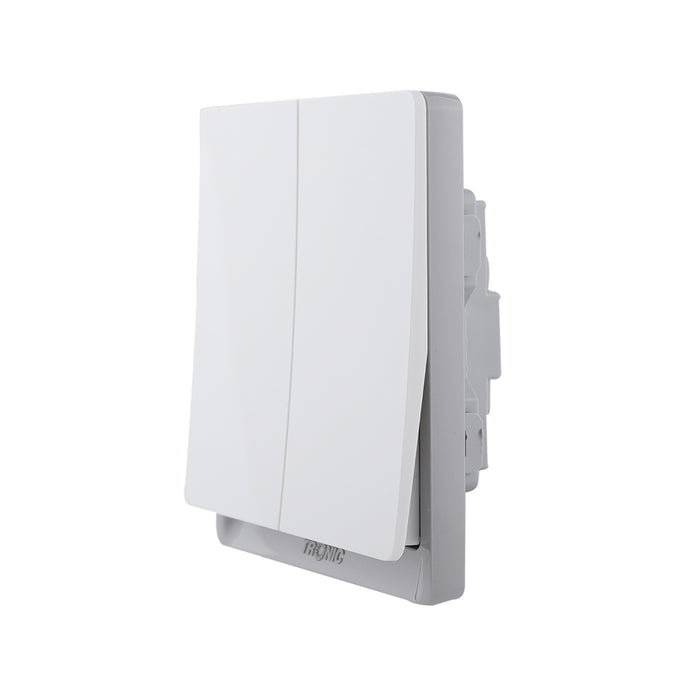 2-Gang 2-Way Switch – Ivory