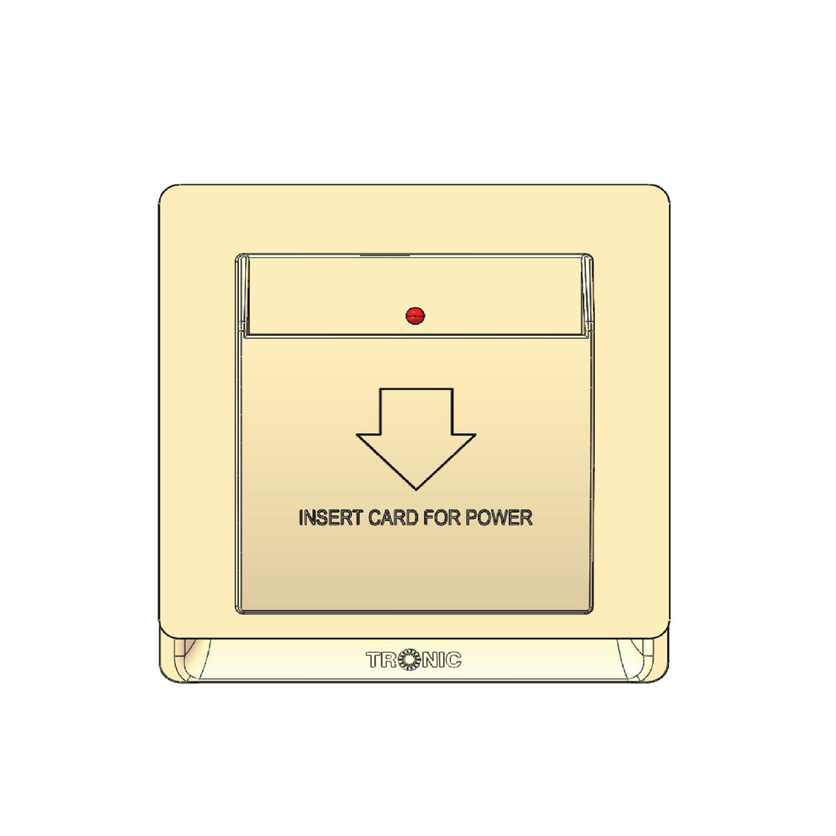 Mechanical Keycard Switch – Gold Finish – Tronic Kenya